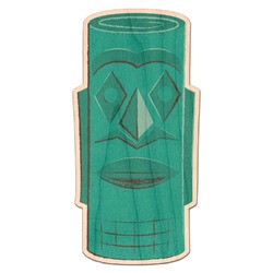 Hawaiian Masks Genuine Maple or Cherry Wood Sticker