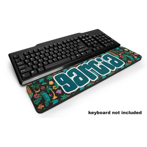Custom Hawaiian Masks Keyboard Wrist Rest (Personalized)