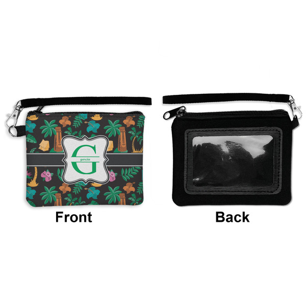 Hawaiian Masks Wristlet ID Cases - Front & Back