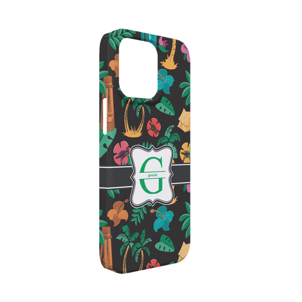 Custom Hawaiian Masks iPhone Case - Plastic - iPhone 13 Mini (Personalized)