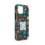 Hawaiian Masks iPhone Case - Rubber Lined - iPhone 13 Mini (Personalized)