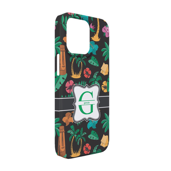Custom Hawaiian Masks iPhone Case - Plastic - iPhone 13 Pro (Personalized)