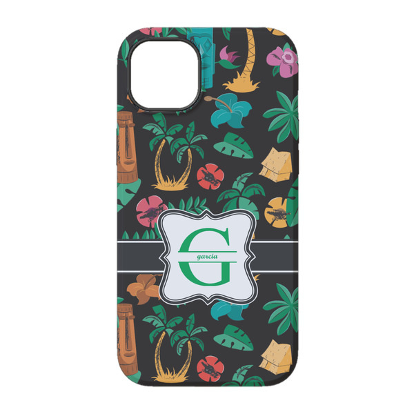 Hawaiian Masks iPhone 14 Pro Tough Case - Back