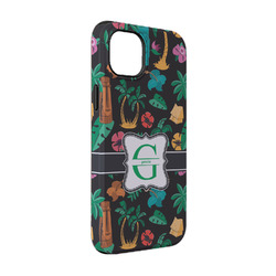 Hawaiian Masks iPhone Case - Rubber Lined - iPhone 14 (Personalized)