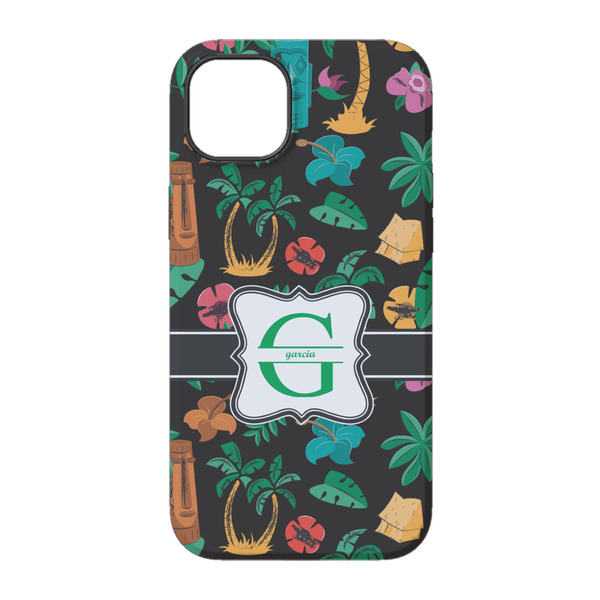 Hawaiian Masks iPhone 14 Tough Case - Back