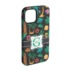 Hawaiian Masks iPhone Case - Rubber Lined - iPhone 15 (Personalized)
