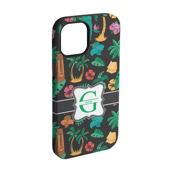 Custom Hawaiian Masks iPhone Case - Rubber Lined - iPhone 15 (Personalized)