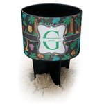 Hawaiian Masks Black Beach Spiker Drink Holder (Personalized)