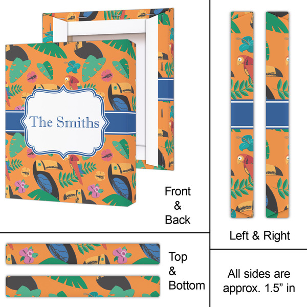 Toucans 11x14 - Canvas Print - Approval