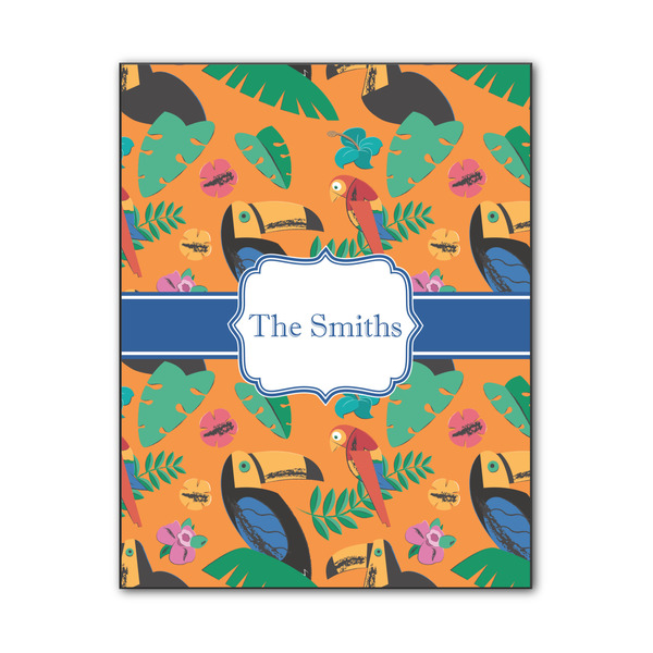 Custom Toucans Wood Print - 11x14 (Personalized)