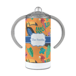 Toucans 12 oz Stainless Steel Sippy Cup (Personalized)