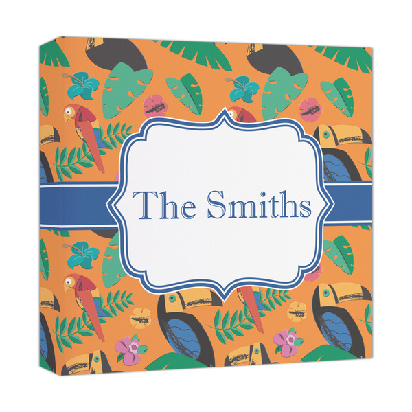 Custom Toucans Canvas Print - 12x12 (Personalized)