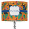 Toucans 16" Drum Lampshade - ON STAND (Fabric)