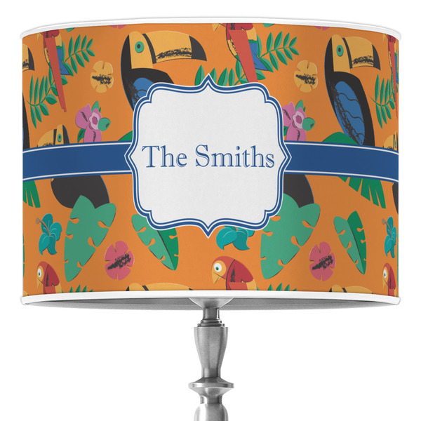 Custom Toucans 16" Drum Lamp Shade - Poly-film (Personalized)
