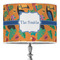 Toucans 16" Drum Lampshade - ON STAND (Poly Film)