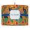 Toucans 16" Drum Pendant Lamp - Fabric (Personalized)