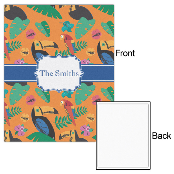 Toucans 16x20 - Matte Poster - Front & Back