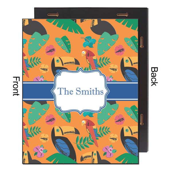 Toucans 16x20 Wood Print - Front & Back View