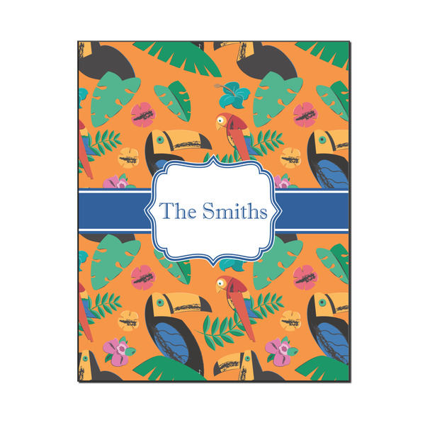 Custom Toucans Wood Print - 16x20 (Personalized)