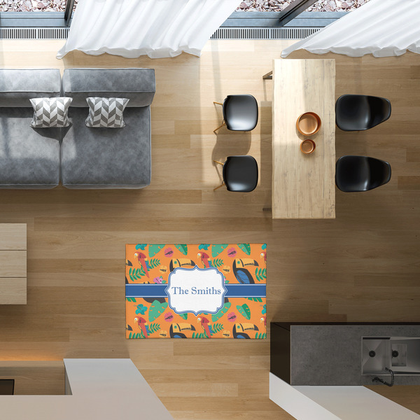 Toucans 2'x3' Indoor Area Rugs - IN CONTEXT