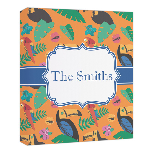 Custom Toucans Canvas Print - 20x24 (Personalized)