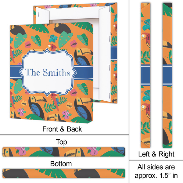 Toucans 20x24 - Canvas Print - Approval