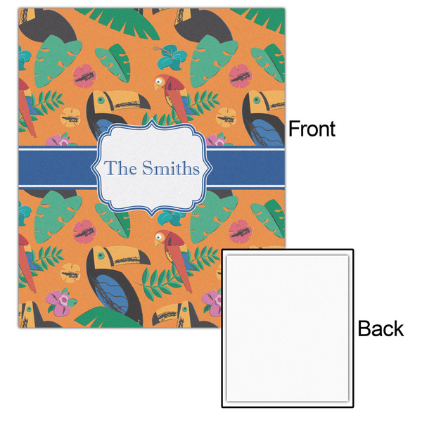 Toucans 20x24 - Matte Poster - Front & Back