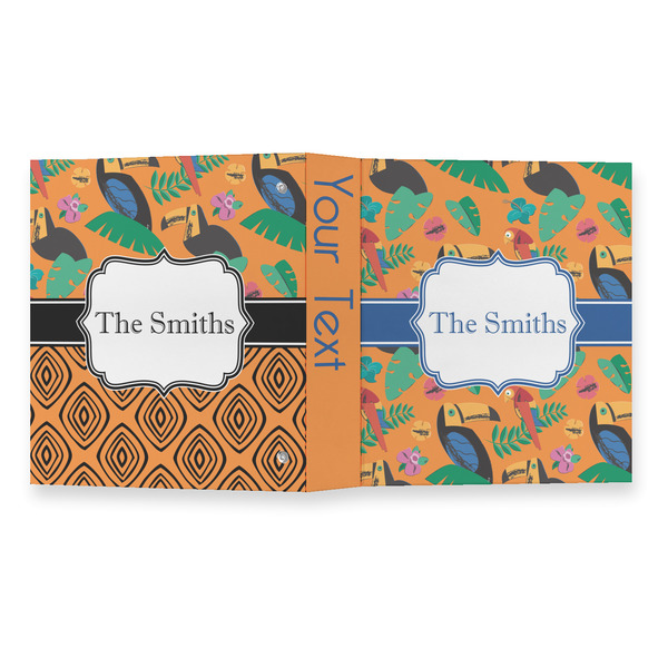 Toucans 3 Ring Binders - Full Wrap - 1" - OPEN OUTSIDE