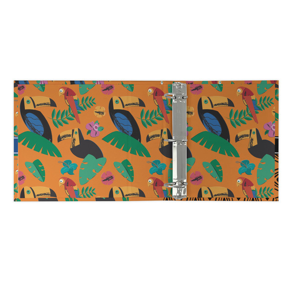 Toucans 3 Ring Binders - Full Wrap - 2" - OPEN INSIDE