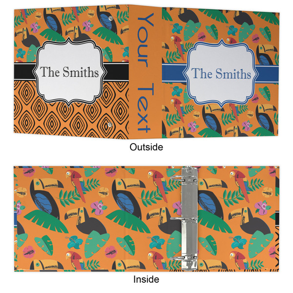 Toucans 3 Ring Binders - Full Wrap - 3" - APPROVAL