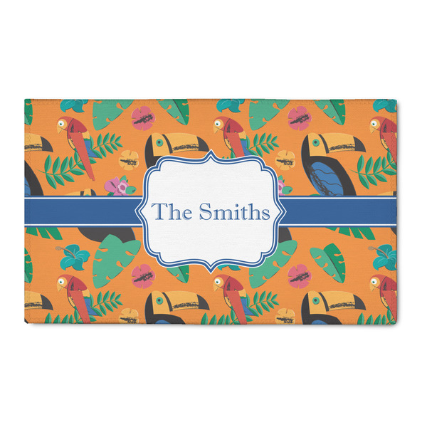 Custom Toucans 3' x 5' Indoor Area Rug (Personalized)