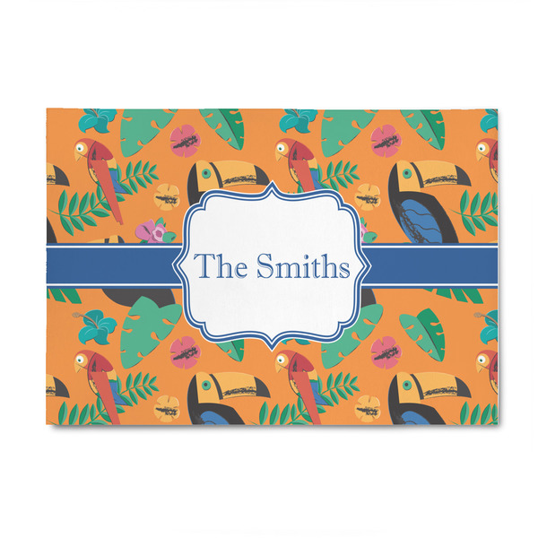 Custom Toucans 4' x 6' Patio Rug (Personalized)