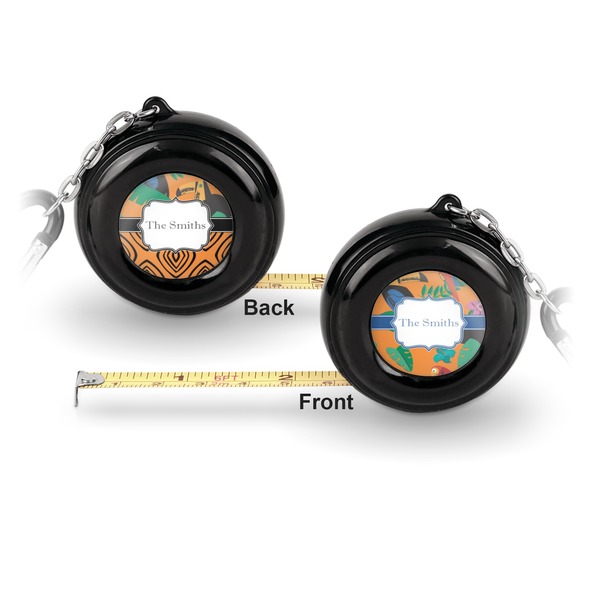 Toucans 6-Ft Pocket Tape Measure with Carabiner Hook - Front and Back