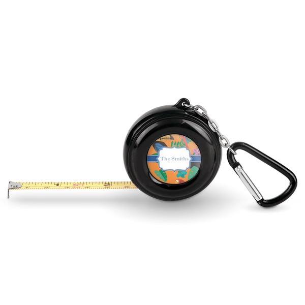 Custom Toucans Pocket Tape Measure - 6 Ft w/ Carabiner Clip (Personalized)