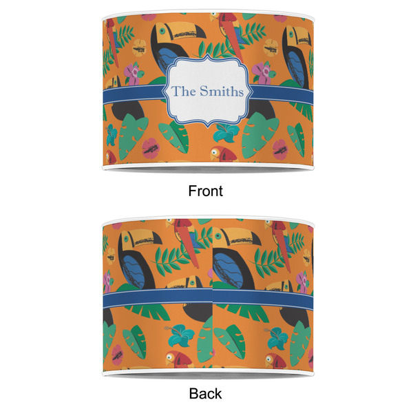Toucans 8" Drum Lampshade - APPROVAL (Poly Film)
