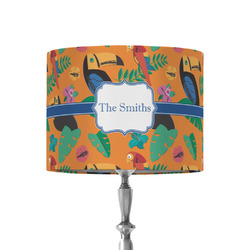 Toucans 8" Drum Lamp Shade - Fabric (Personalized)