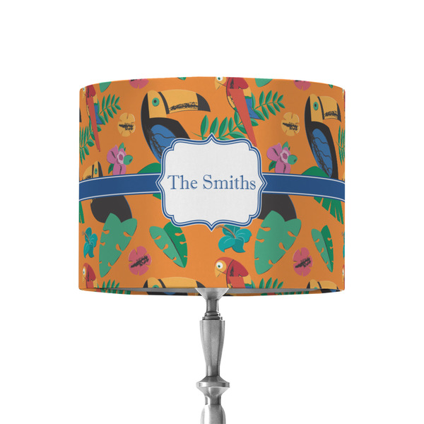Custom Toucans 8" Drum Lamp Shade - Fabric (Personalized)