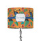 Toucans 8" Drum Lampshade - ON STAND (Fabric)