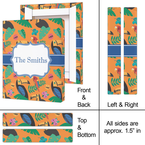 Toucans 8x10 - Canvas Print - Approval