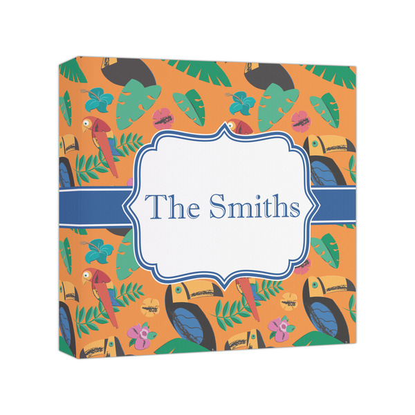 Custom Toucans Canvas Print - 8x8 (Personalized)