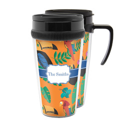 Toucans Acrylic Travel Mug (Personalized)