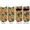 Toucans Adult Ankle Socks - Double Pair - Front and Back - Apvl