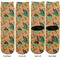 Toucans Adult Crew Socks - Double Pair - Front and Back - Apvl