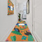 Toucans Area Rug Sizes - In Context (vertical)