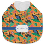 Toucans Jersey Knit Baby Bib w/ Name or Text