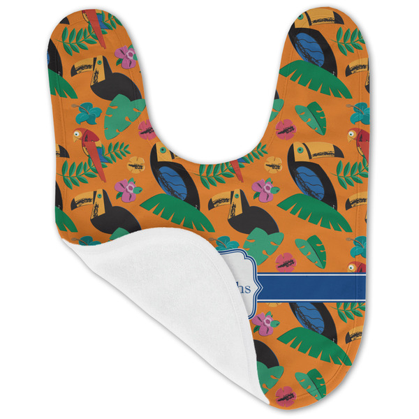 Toucans Baby Bib - AFT folded