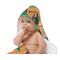Toucans Baby Hooded Towel on Child