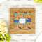 Toucans Bamboo Trivet with 6" Tile - LIFESTYLE