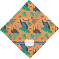Toucans Dog Bandana Scarf w/ Name or Text
