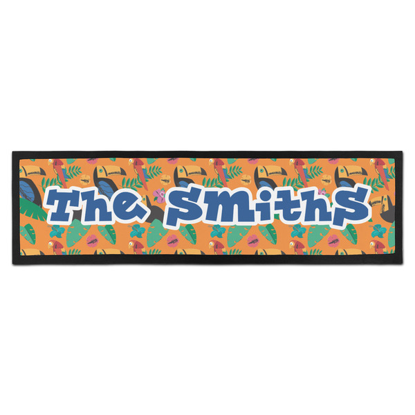 Custom Toucans Bar Mat - Large (Personalized)